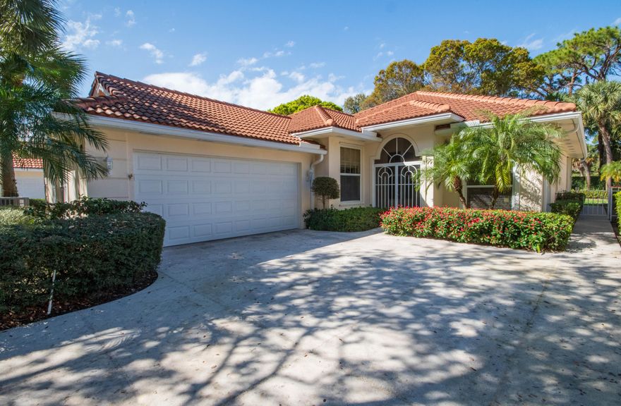 Privacy & Location Personified!!! Incredible opportunity 2 own in the highly sought after, guard-gated community of Oaks East w/Divosta Signature 'poured concrete' construction, newer: roof, 3 Impact skylights & Gar door, AC & H20Htr, 3/2/2 floorplan w/Open concept LR/DR area,10' Volume ceilings throughout, lovely arched front windows & double covered & screened entry, custom closet built-in's inside all closets, spacious inside Laundry Rm w/6 bays of 42'' cabinets, full size W&D & deep utility sink, an oversized 2 car garage w/newer custom built-in storage & tool board w/counter workspace, attic w/light (gr8 for holiday storage items), central vacuum (very quiet running inside as motor's in gar), portable Generac Generator with hookup+++Y pay 4 updates U don't love-make this your own! :-) As if everything this Premium Ultra Private property and home has to offer wasn't already enough...There is more. This property is all tucked away in the highly sought after guard-gated, hidden gem of a community called Oaks East. Oaks East is a secure, guard-gated community (manned 24/7 by an onsite guardsperson). This community also offers magnificent, mature trees that form beautiful tunnels or canopies over the streets, user-friendly sidewalks with streetlamps, wooded preserve or common areas with benches, and lakes, unsurpassed landscaping, heated community pool, an onsite property manager, basic cable, and so much more. ALL included with VERY reasonable maintenance fees & no costly or mandatory membership fees. Oaks Park offers a Heart Trail, two lit Tennis Courts, Picnic & Butterfly Pavilion. And all of this is privately tucked away off of a 25 mile an hour side street, yet so conveniently located you could walk to a multitude of shops, malls, and restaurants. Including the beautiful Gardens Mall (loaded with great Shops & restaurants), Legacy Place, & Downtown at the Gardens are also nearby. You will also find 'In and Out' boat storage just around the corner at Port 32, and there are so many fabulous Restaurants including River House, Seasons 52, and Waterway Café (all on the Intracoastal Waterway), Carmines & Angry Moon Cafe and Cigar Bar on the Marina. You will also find grocers like Publix (beautifully updated and only recently re-opened), Whole Foods, Trader Joes, Carmines Market, and Doris Market (Josephs Market is also in the area but you would likely drive from Oaks East to get there), There are other nearby shops within walking distance as well like Marshals, TJ Max, Staples, CVS Drug Stores, ACE Hardware(Lowes, Home Depot, & HomeGoods, Josephs Market are off of Military & North Lake, but also nearby). Also within walking distance of Oaks East you will find the beautifully renovated public library, the Eissey Campus Theater, the North County Municipal Center, the Driver's License Bureau, the Palm Beach Gardens Medical & Emergency Center (A rated heart and stroke hospital). Medical imaging centers, blood-work facilities, and other health providers are also right around the corner-so if (God forbid) there was an emergency you wouldn't have to worry about getting caught at the railroad tracks or at a waterway bridge (the Bridges go up on the 1/2 hour and only if there is a boat big enough to open the bridge for, so you can time your trips over the bridge). Oaks East is also just around the corner from the Intracoastal Waterway and area Beaches (also so close you could walk or ride a bike), and if you have a boat you can keep it in one of the near by marinas or at the in & out boat storage (also just around the corner). A short drive west on PGA you will find hundreds of more fabulous shops and restaurants. Oaks East also offers nearby access to I-95 and the Turnpike and is only a 20 minute drive to the International Airport. What are you waiting for??? Don't walk, run to make this house your dream home today!!!