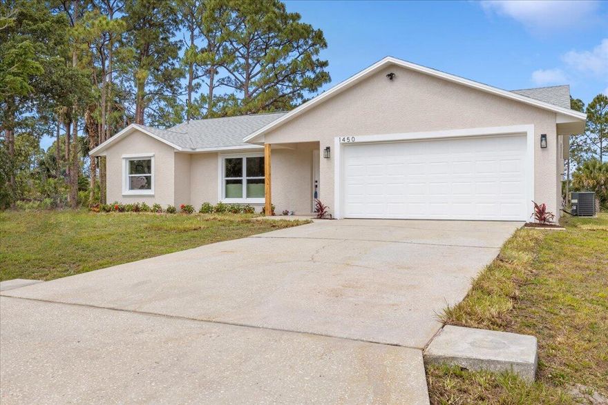 This is the home you've been looking for! This three bedroom two bathroom contemporary home boasts a spacious open concept with lots of natural light. Features include a New Roof, updated HVAC system, and a recently replaced water heater. An adaptable addition serves as a living area, formal dining space, or home office, adding versatility to the layout. Situated on an oversized lot, the property also boasts a generously sized backyard. Don't miss this opportunity to acquire this exceptional home.