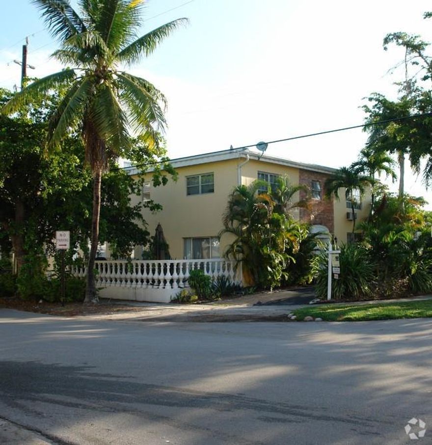 PERFECT location for your new home! Located 1 block off Broward Blvd in Victoria Park. Just blocks away from Las Olas and very close to the beach and downtown! Small 2 room STUDIO with full bath and kitchenette(refrigerator , sink and small oven) in a small, unique building! BONUS: community pool! Call today!