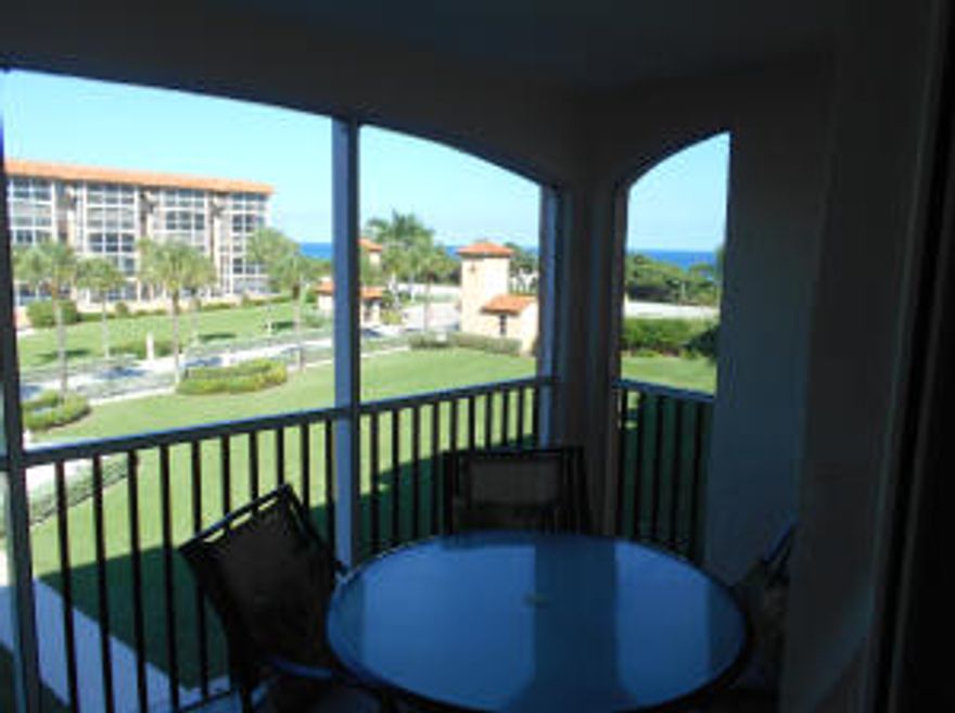 Move in ready.Completely furnished down to dishes and utensils. Beautifully maintained, oceanfront unit with screened in balcony overlooking the ocean, lawns and fountains. Short steps to private beach access, pool, spa, clubhouse, private marina and Spanish River Park.  Remodeled kitchen. Plantation shutters. Gate Attendants 24/7, Full time on-site manager and staff. Everything included. Too many positives to describe in this short space. Have your agent schedule a showing today or miss out on this great buy!