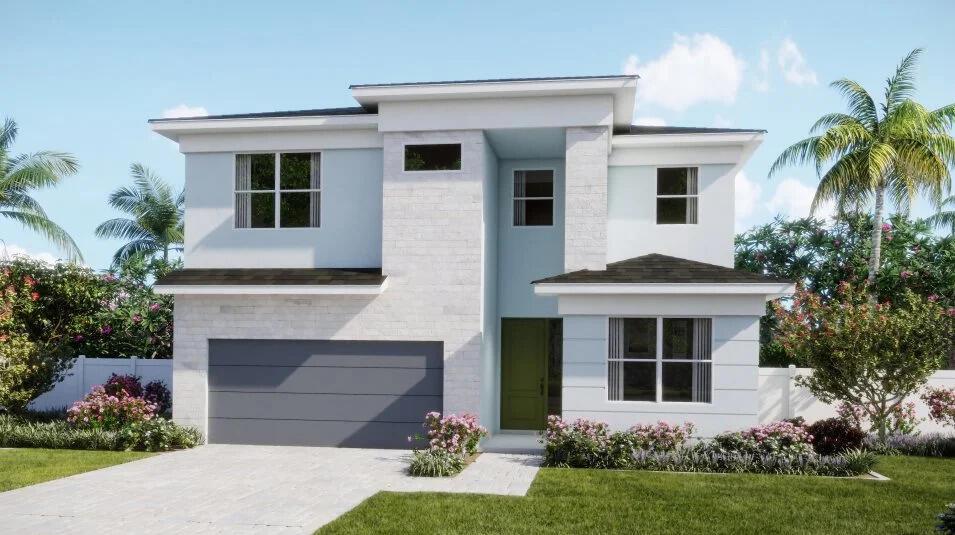 This two-story home features a spacious and modern layout with ample room to live and grow. An inviting open-concept floorplan features access to the covered lanai for seamless entertaining and multitasking, with a convenient bedroom located off the foyer. On the second floor, four additional bedrooms surround the versatile loft, including the luxe owner's suite with a spa-inspired bathroom and dual walk-in closets.Prices, dimensions and features may vary and are subject to change. Photos are for illustrative purposes only.