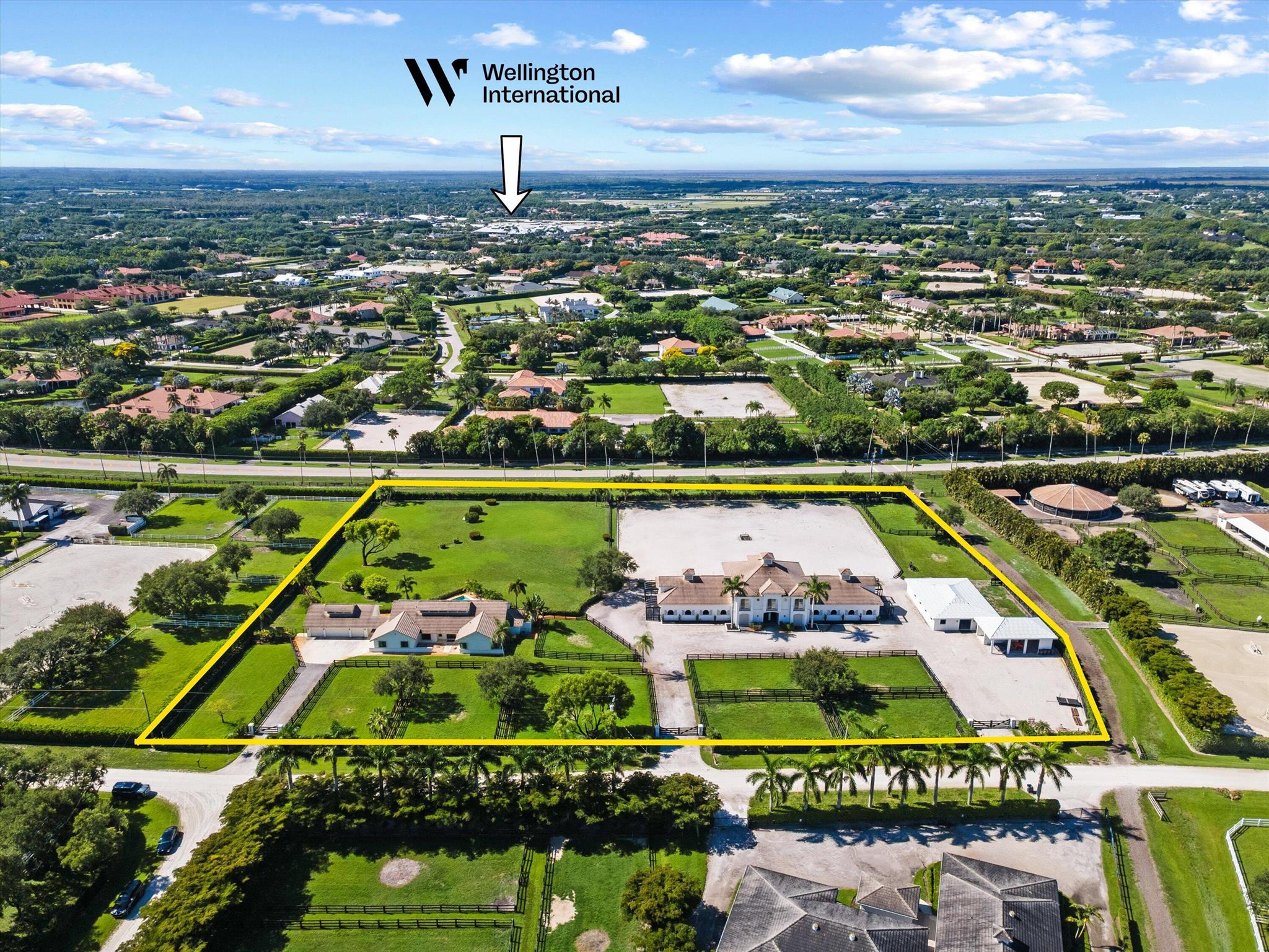 Beautiful 4.5-acre farm with 9 spacious 12x12 stalls, 12 paddocks, an expansive 180x220 arena, and a dedicated jumping field. This equestrian paradise also features accommodations, including a one-bedroom apartment, and one efficiency unit. All this in a prime location, located just a short hack to horse show grounds. 4 bedroom 2.5 bath House available in separate listing. Plenty of parking for trailers.