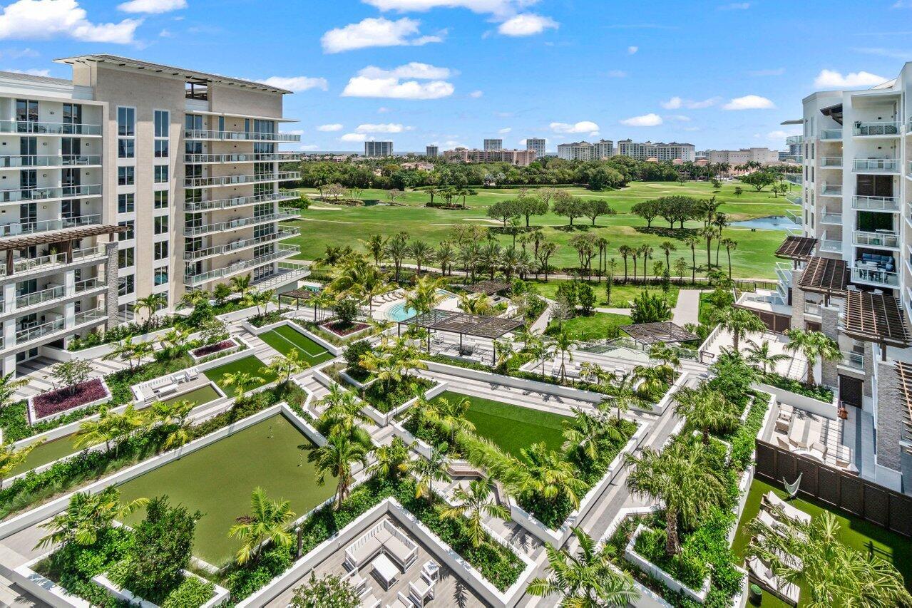 Palace in the sky!! This Spectacular 4 Bedroom plus Den Boasts Direct Ocean, Golf Course, & Garden Views from every room of this lower PH Residence at ALINA 220! A massive, almost 1000 Sq. Ft. Terrace with a Summer Kitchen flanks the entire Eastern-Facing Side of this 5300+ Sq. Ft. Condo! Step out of your Private Elevator Vestibule through Double Doors into your amazing entertaining space, complete with a Custom Chef's Kitchen adorned by a full bevy of Gaggenau Appliances! The 4.5 Bathrooms are all crafted by Porcelanosa, the closet space is abundant, and the 4th Bedroom has a secret hidden kitchen, making it the perfect ''mother-in-law'' suite! Located in Downtown Boca's newest and most premiere property, ALINA Residences offers you a lifestyle compared to none! Pet friendly too!