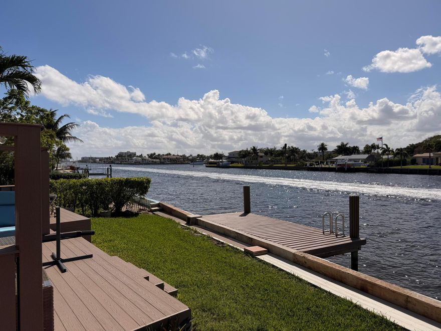 Beautiful and Unique Location for this 2/Bd and 2.5/Bth Townhouse overlooking the Intracoastal with the lowest HOA:250/MO. Seller Financing Available up to 60% for serious buyers. Walking distance to the Ocean in Pompano Beach, one of the Upcoming cities in South Florida East Coast. Nested in between the W Hotel, Ritz Carlton and the Waldorf Astoria new developments. You can walk to Restaurants, Bars and Pompano's beautiful Pier. Intimate back wood Deck to relax, grill and enjoy Magnificent Yachts swing by from your deck. Enjoy your almost private Beach 3 blocks away from home. Invite friends to spend the day with long walks along the coast line and Bring your Kayaks, Paddle Boards, Bicycles and don't forget your Fishing Gear to feel what is like living on Vacation.