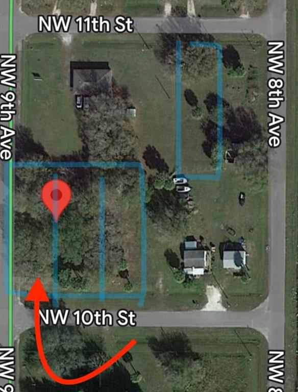 OKEECHOBEE CITY! 4 Beautiful & Cleared out Vacant Residential Lots for sale side by side + one corner lot! $35,000 each! Take advantage of this rare opportunity, for investment or to build your home... 4 beautiful buildable residential lots (50 Wide feet by 150 feet long) - (one is a corner lot), in the beautiful Okeechobee City. Lots are in a good zone, they are high and dry, and clear, with one giant (100 year old) Oak for shade and privacy, peaceful setting, plenty of space to build a large home under the trees, with paved roads in two sides and a service road in the rear for privacy, electric post on site 3 phase, cable, phone, internet, city water and city sewer available and a culver driveway pipe is already installed, survey is done and available.