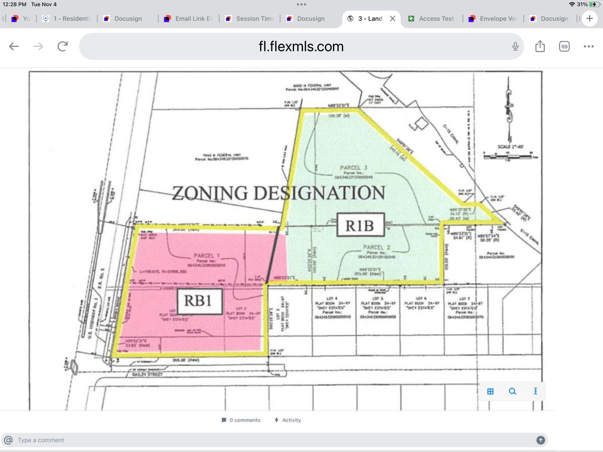 S/D OF 32-46-43 IN - Land