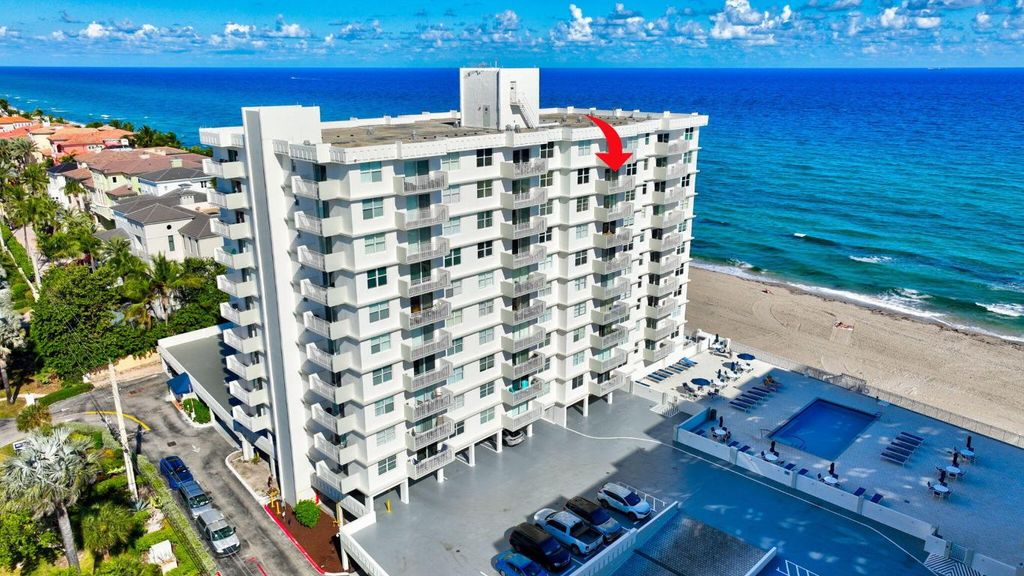 Photo of 4505 S Ocean Boulevard #905, Highland Beach, FL 33487 (MLS # R11142943)
