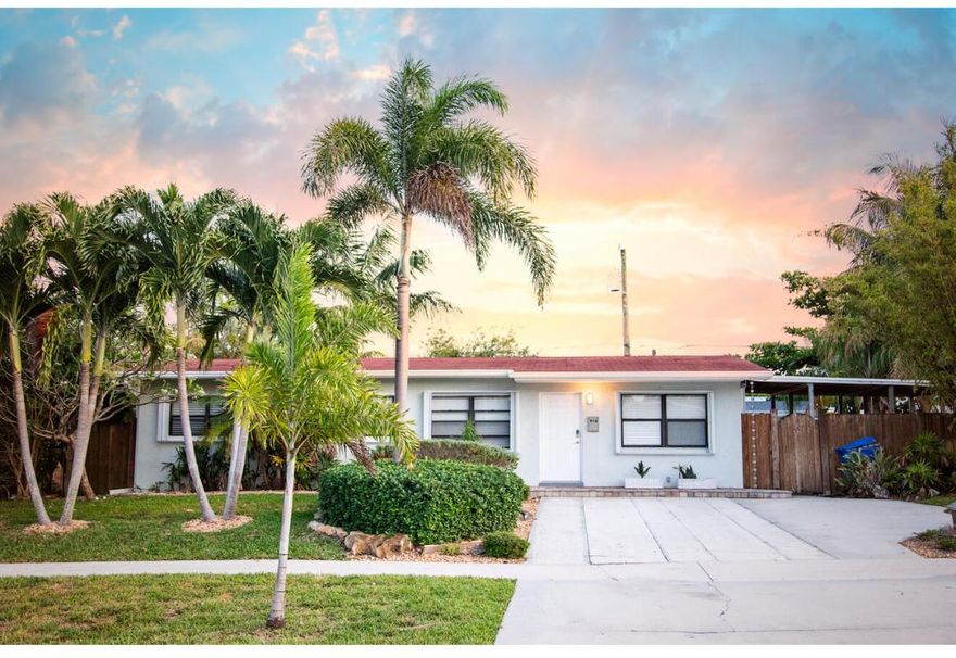 Welcome to 916 W Drew St in the heart of Lantana — a charming, move-in-ready home with incredible flexibility and future potential! Sitting on a spacious lot, this property includes a  zen pool and large bamboo hidden patio, detached 180 sq ft poolhouse that's perfect for a home office, studio, gym, or guest space.
Enjoy the freedom of no HOA, plenty of outdoor space, and a prime location just minutes from the beach, I-95, shopping, dining, and downtown Lake Worth. This is your dream hideaway.  Whether you're looking for a primary residence, rental property, or a place to create additional income, this home offers endless possibilities. Don't miss out!