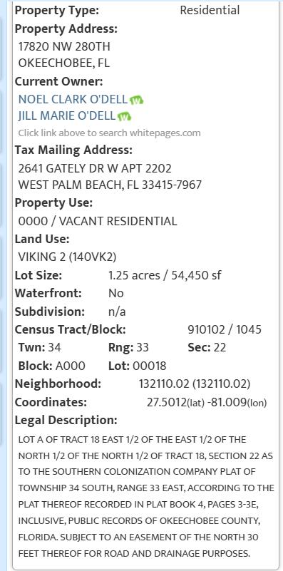 SOUTHERN COLONIZATIN CO. - Land