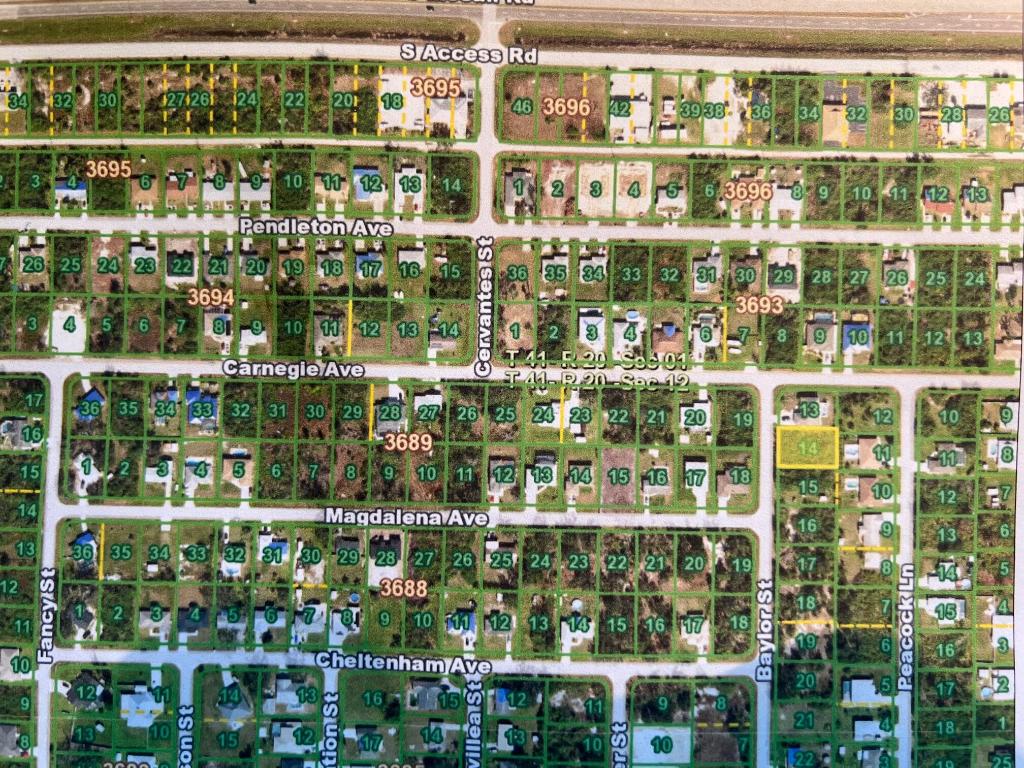 PORT CHARLOTTE SEC65 BLK3690 LT 14 596/1785 TD3187 - Land