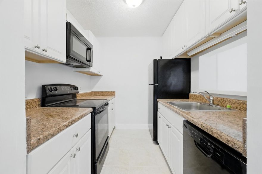 Waterfront 2 bed, 2 bath waterfront condo in desirable Palm Aire Gardens! Features include tile floors throughout, spacious walk-in closet, in-unit WASHER/DRYER, and a private balcony with extra storage. GATED COMMUNITY offers resort-style amenities: 2 pools, fitness center, tennis courts, clubhouse & more. Pet-friendly—2 pets up to 50 lbs each allowed. Water/sewer included in rent. Centrally located near I-95, Turnpike, shopping & dining. MIN 600 credit score.