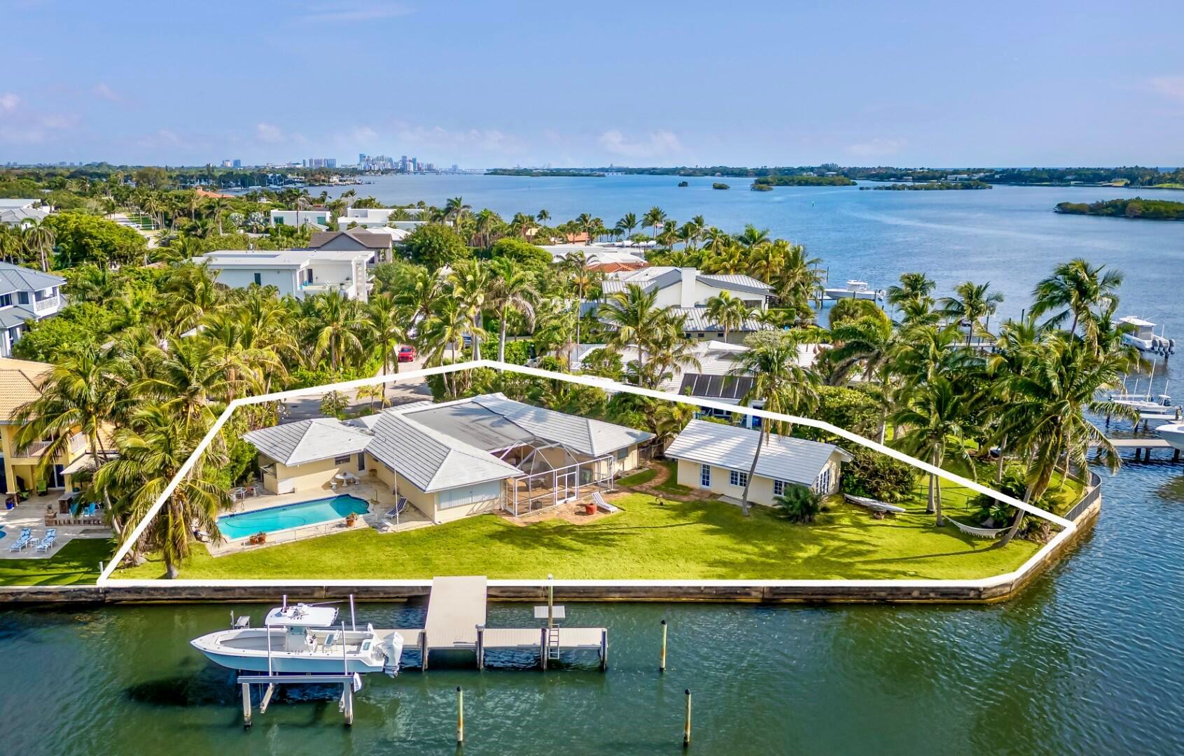 The Crown Jewel of SOSO - Spectacular, one-of-a-kind point lot in the highly desirable South of Southern neighborhood of West Palm Beach. With over 200 feet of direct Intracoastal frontage, this property features big, beautiful water views. Fantastic opportunity to build your dream waterfront estate on this large 17,400 +/- square foot lot. With a private Intracoastal dock with lift, this property is the ideal location for avid boaters. The opportunities are endless!