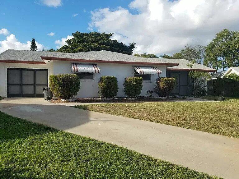 Great 3 bedroom 2 bath single family renovated home with a pool, large backyard and one car garage. Come and see it today.