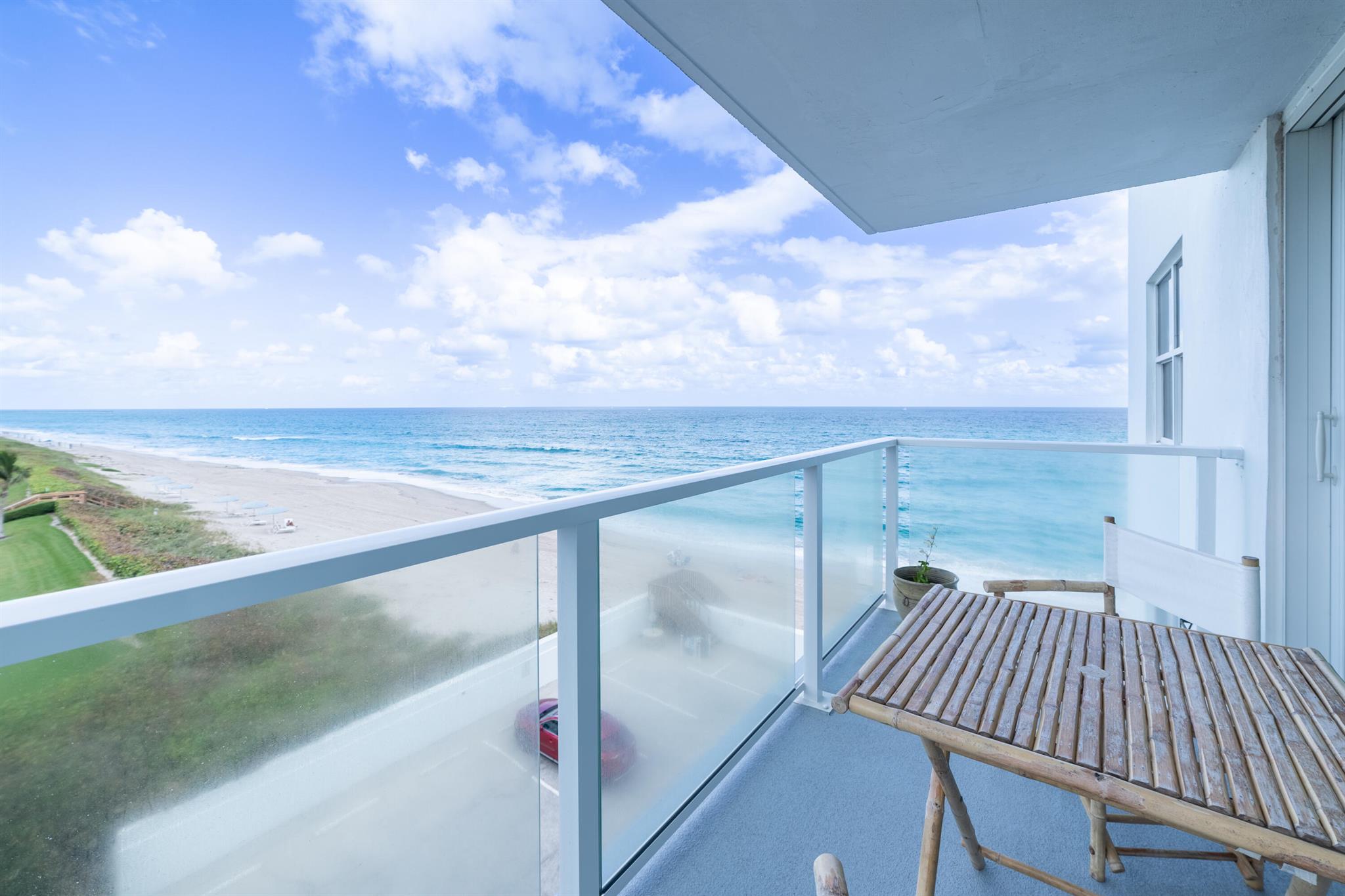 This stunning direct oceanfront corner unit boasts breathtaking views of the ocean from every room. Enjoy all the comforts of home while soaking up the sun on white sandy beaches, teeing off at Raymond Floyd's Par 3 Golf Course, dining at premier local restaurants, or indulging in the luxury shops along Worth Avenue.Thoughtfully designed by an architect to capture the island's natural beauty, this spacious 2-bedroom, 2-bathroom residence features elegant, designer furnishings and is fully equipped with everything you need for the perfect Palm Beach seasonal retreat.The Patrician condo has been beautifully updated with a brand-new pool and an expanded pool deck, plus a luxurious outdoor summer kitchen complete with a barbecue grill, shower area, and restrooms. The building also