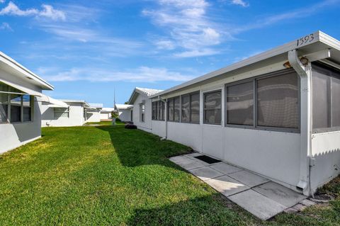 A home in Boynton Beach