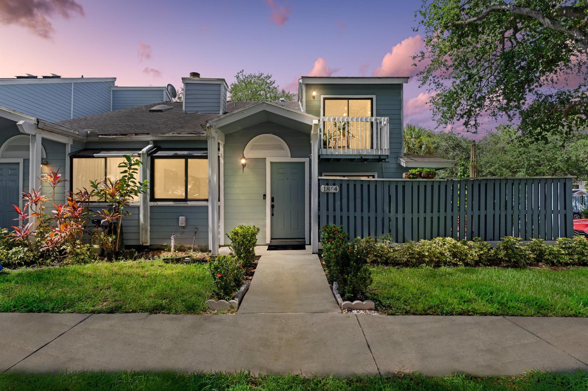ABSOLUTELY GORGEOUS CORNER END-UNIT TOWNHOUSE | PRESTIGIOUS PLAYERS PLACE | WALK TO POOL | LOW HOA FEES | Bright Open Split Floor Plan | LED Customer Lighting | Skylight | All Hurricane Impact Windows/Doors | Impressive Vaulted Ceilings | Eat-In Kitchen with Breakfast Bar | Granite Counters | Tile Backsplash | Wood Cabinets | S/S Appliances | Pantry | Primary Bedroom w/ Private Balcony | Walk-In Closet | En-suite | 2 First Floor Bedrooms | Bonus Home Office Loft | Private Open Patio | Tropical Lush Landscaping | Assigned Parking &| Guest Parking | Resort Like Amenities Offer, Community Pool, Hot Tub, Clubhouse, Tennis Courts & More! Great Location to Turnpike, Beach, Playground, Fine Dining & Shops | AC 2018 | Roof 2018 | WH 2016 | PRESENT ALL OFFERS!