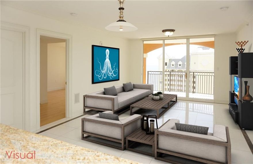 Vue Residents & Beach Club. Peaceful Direct Ocean Views, Contemporary, beautifully maintained, remodeled condo.  - 2 bedroom & 2 baths. Den with custom doors ,Open kitchen, marble flooring in living area and wood in bedrooms. Balcony is acceptable from living room and both bedrooms for maximum ocean views. Vue Association offers 2 pools, exercise facility, private ocean front beach club, Security and Valet on site 24 hours. Just another day in paradise. Full service BLDG. EASY TO SHOW!