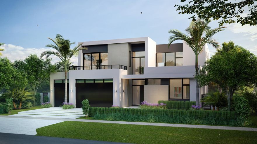 Elegant luxury meets understated comfort in this brand new, custom-built, exquisite,5 bedroom plus bonus room,6 full bathroom, smart home with an elevator featuring a large 3- car garage with windows and lusciously landscaped backyard with heated freshwater infinity pool that will take your breath away. It rests on a private 0.19 acre lot with 80' waterfront space in the coveted Boca Harbour community. Impress your family and friends when you take them out on a smooth yacht or boat ride to the serene ocean though the intracoastal with no fixed bridges. As soon as you walk through the contemporary front French doors, you'll appreciate incredible attention to details including modern volume drop ceilings with controlled lights to set the mood, recessed LED lighting and fixtures