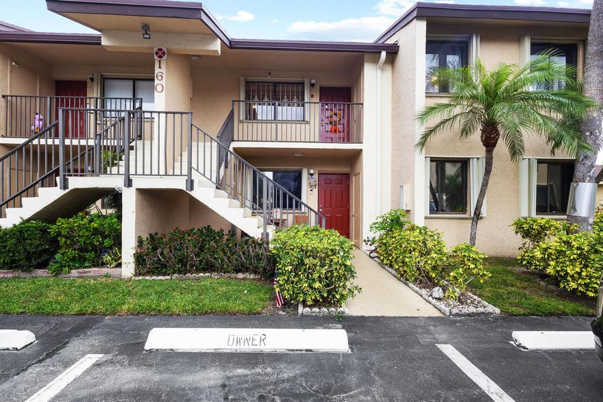 The perfect place to call home in East Deerfield Beach, just 1.5 miles from the ocean. This spacious 2 bed, 2 bath, second-floor corner unit in Windwood Isles offers an open layout with great natural light. The large eat-in kitchen features ample counter space, plenty of cabinets, stainless steel appliances, and a newer washer and dryer. Enjoy a private patio overlooking the tennis courts. Both bedrooms are generously sized with great closet space. Windwood Isles is an all-ages, pet-friendly community with assigned parking, guest parking, pool, and tennis courts--close to shops, dining, and the beach.