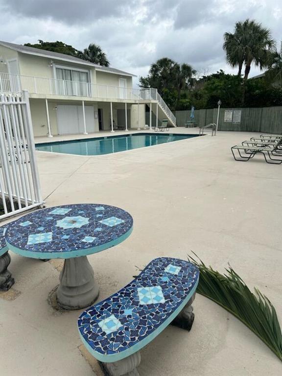Location! Location! Location! This property has it all! 2 bedrooms, 2 1/2 bathrooms, two suites, laundry room with washer/ dryer, open kitchen and fenced in patio for entertaining. 2 parking spaces in front of the unit and plenty guest parking. This complex is close to everything you need. Don't miss it!!!