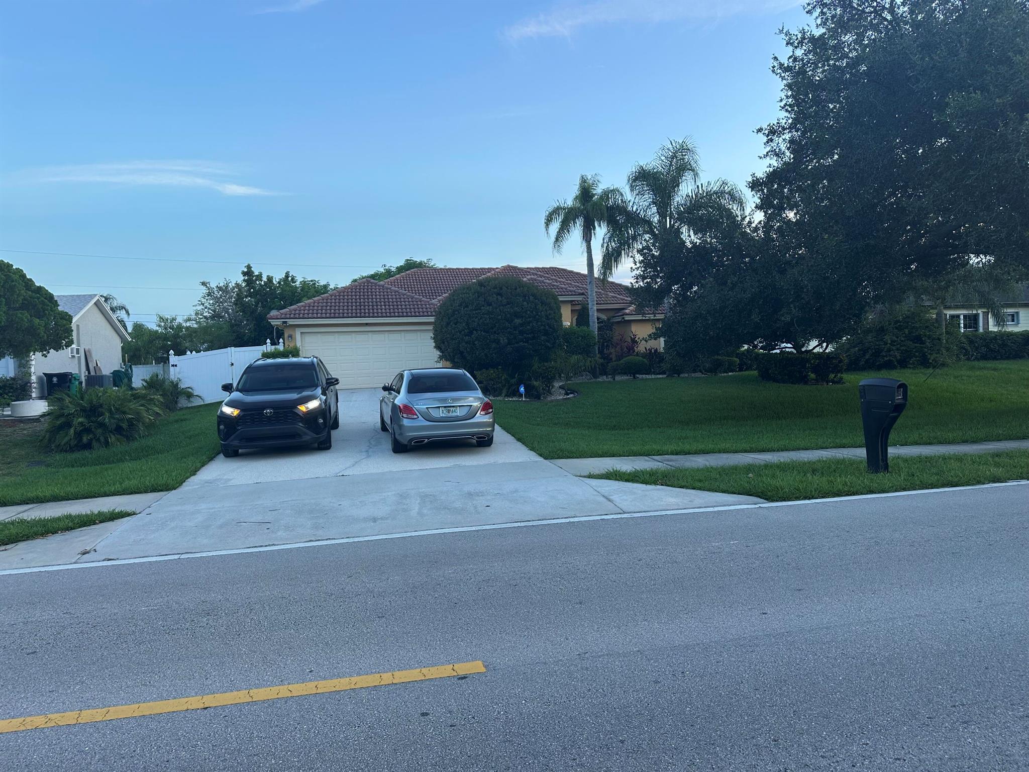Step into comfort and convenience with this beautifully maintained 4-bedroom, 2-bathroom CBS-built home, ideally located in the heart of Port St. Lucie. Offering a spacious 1,997 sq ft of living space, this single-story residence features a desirable split floor plan with an open-concept design perfect for daily living and entertaining.The primary suite is thoughtfully placed for privacy and includes a walk-in closet and en-suite bath. Three additional generously sized bathrooms offer flexibility for family, guests, or a home office.Enjoy Florida living at its best in the lovely, fully fenced backyard--perfect for kids, pets, or entertaining. There's ample room to add your custom pool, outdoor kitchen or garden oasis - whatever fits your lifestyle! No HOA!