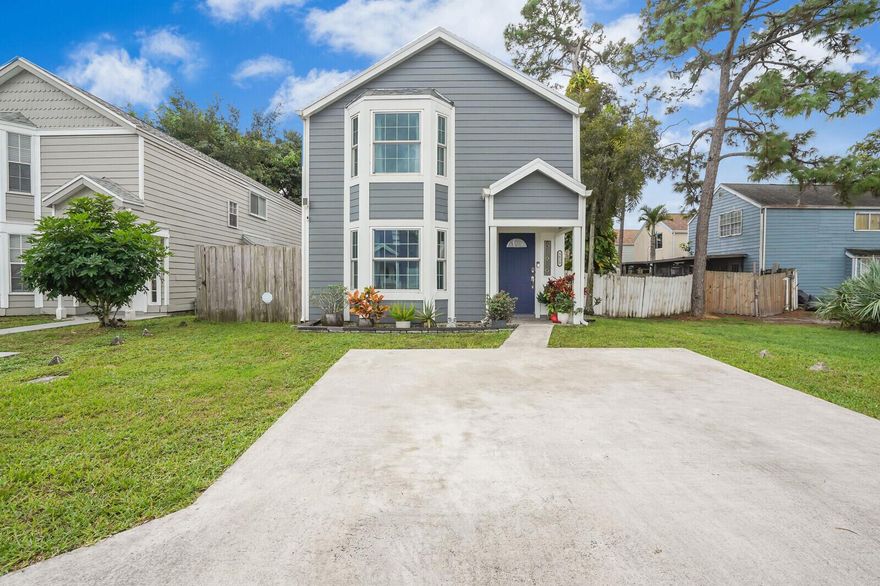 Extensively Renovated in Victoria Woods! This 3BD/2.5BA home features a new roof, full Hardy Plank siding, Cat 5 impact windows and doors, and a new AC--delivering peace of mind for years to come. Inside, enjoy a wide-open layout with a chef-style granite kitchen, shaker cabinets, and stainless appliances. The large master bedroom offers space and comfort, complemented by spa-style baths, updated flooring, and an oversized screened patio with a fenced yard. Gated community with pool, tennis, pickleball, playground, trails & more. Low HOA, no rental restrictions!