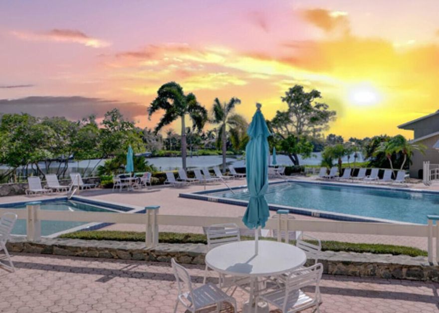 Charming private end-unit 3BR/2.5BA townhome in Tequesta's hidden gem, Riverbend Country Club, including golf course membership. Features-large great room with glass sliders open to garden view; dual balconies and a spacious, master bedroom. This fully furnished, move-in-ready condo offers an open kitchen, full-size washer/dryer, and a generous primary suite with double closets and en-suite bath. Enjoy resort-style living with a Fazio 18-hole golf course, Har-Tru tennis, pickleball, pool and jacuzzi, and year-round social events. Intracoastal waterway location offers picturesque kayaking. Gated, all-ages, pet-free community minutes from beaches, dining, and PBIA.