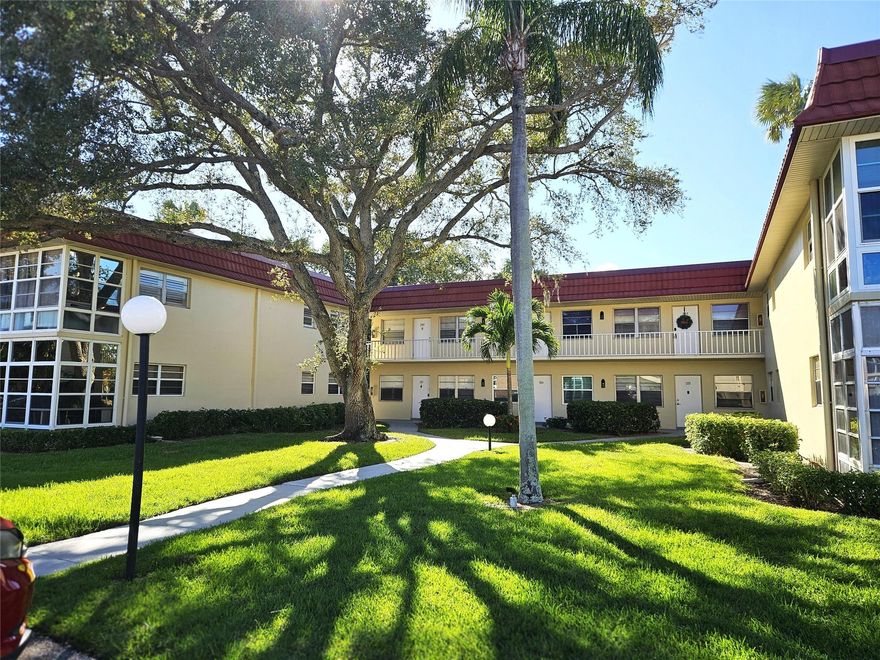 Thoughtfully remodeled 2, bedroom 2 bath, open concept unit. Perfect for entertaining. Shaker kitchen cabinets w/soft close drawers. Newer stainless steel appliances. Hurricane impact front door and living room windows. Beautiful wide plank luxury vinyl flooring throughout. Plantation shutters. Soft neutral color palette. A lot to love here. Vista Royale is an active and dynamic 55+ community with loads of amenities to enjoy. On site public restaurant and golf course! Minutes from toes in the sand, shopping, dining, healthcare, cultural arts and more. Room sizes approximate. Buyer must verify.