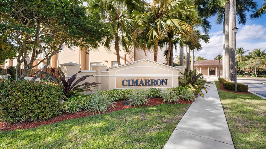 Welcome to this spacious and thoughtfully designed 3 bedroom, 2 and a half bath townhome in the desirable Cimarron neighborhood of Davie. Inside, warm bamboo flooring runs throughout the home and the layout offers multiple areas to relax or entertain, including a comfortable main living area, a separate family room, and a dedicated dining space. Sliding doors lead to a private patio that’s ideal for outdoor lounging or weekend get togethers. Upstairs, the primary suite is generously sized and features two walk in closets along with a spacious bathroom complete with dual sinks, a soaking tub, and a separate walk in shower. Each bedroom opens to its own private balcony, creating a bright and airy atmosphere throughout the second floor.  Floors refinished, freshly painted, new appliances.