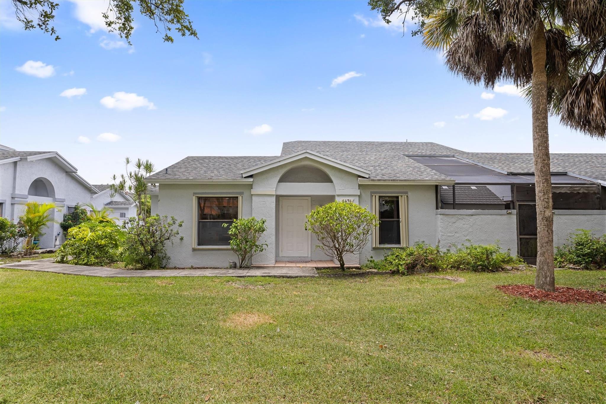 New to the market is this wonderful 2/2 Villa in the sought after Westwind Lakes Garden Homes community located in West Kendall. This home features two spacious rooms with two full bathrooms, a spacious living/dining room area perfect for entertaining guest, also features a screened in porch and a nice courtyard area perfect for grilling or hanging out with family and friends. Unit has two assigned parking spaces and guest parking. Community features a amenities such as a club house, pool and walking path. The front of the unit faces a park with great views. The owner is motivated. Perfect for a young family or older couple looking to downsize.