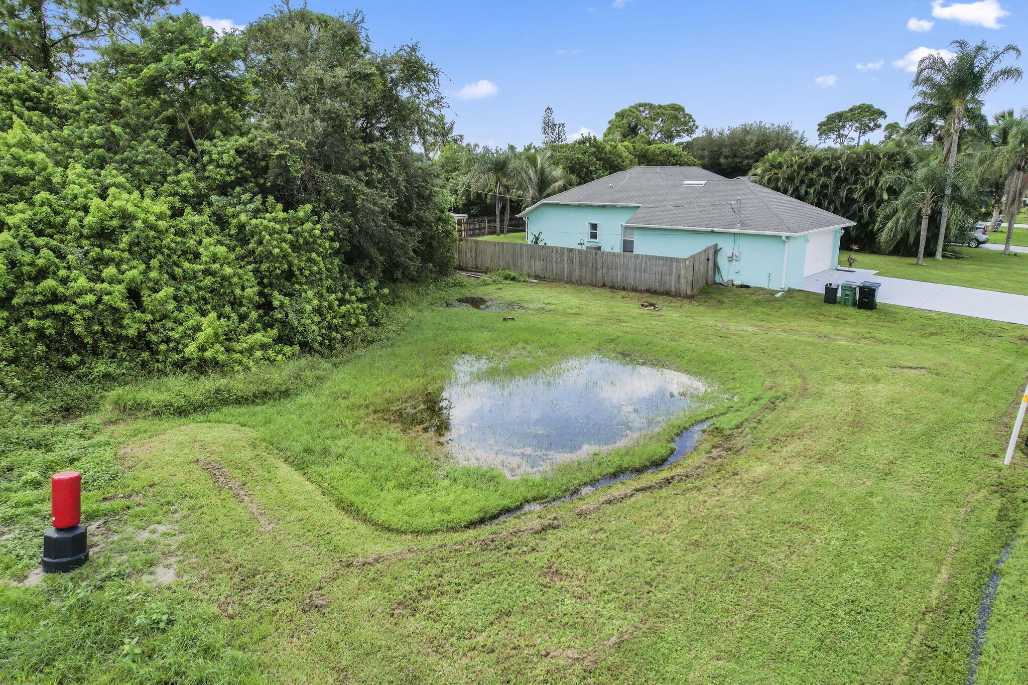 Almost completely cleared lot! The home next door is for sale.