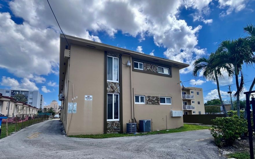 Prime 8-unit multifamily investment near LoanDepot Park. Features six 2BR/1BA and two 1BR/1BA units with impact windows, one water meter and individual electrical meters, 4 balconies, and 8 parking spaces. 40-year recertification completed in 2022. Zoned T5-R, allowing redevelopment, expansion, or short-term rentals. Stable income-producing property, ensuring reliable cash flow. Centrally located near Miami's vibrant lifestyle, medical services, restaurants, shopping, and major highways. Walking distance to supermarkets, dining, and public transit. Strong, recession-resilient asset in a high-demand rental market. Do not disturb tenants. Cap Rate: 6.54%.