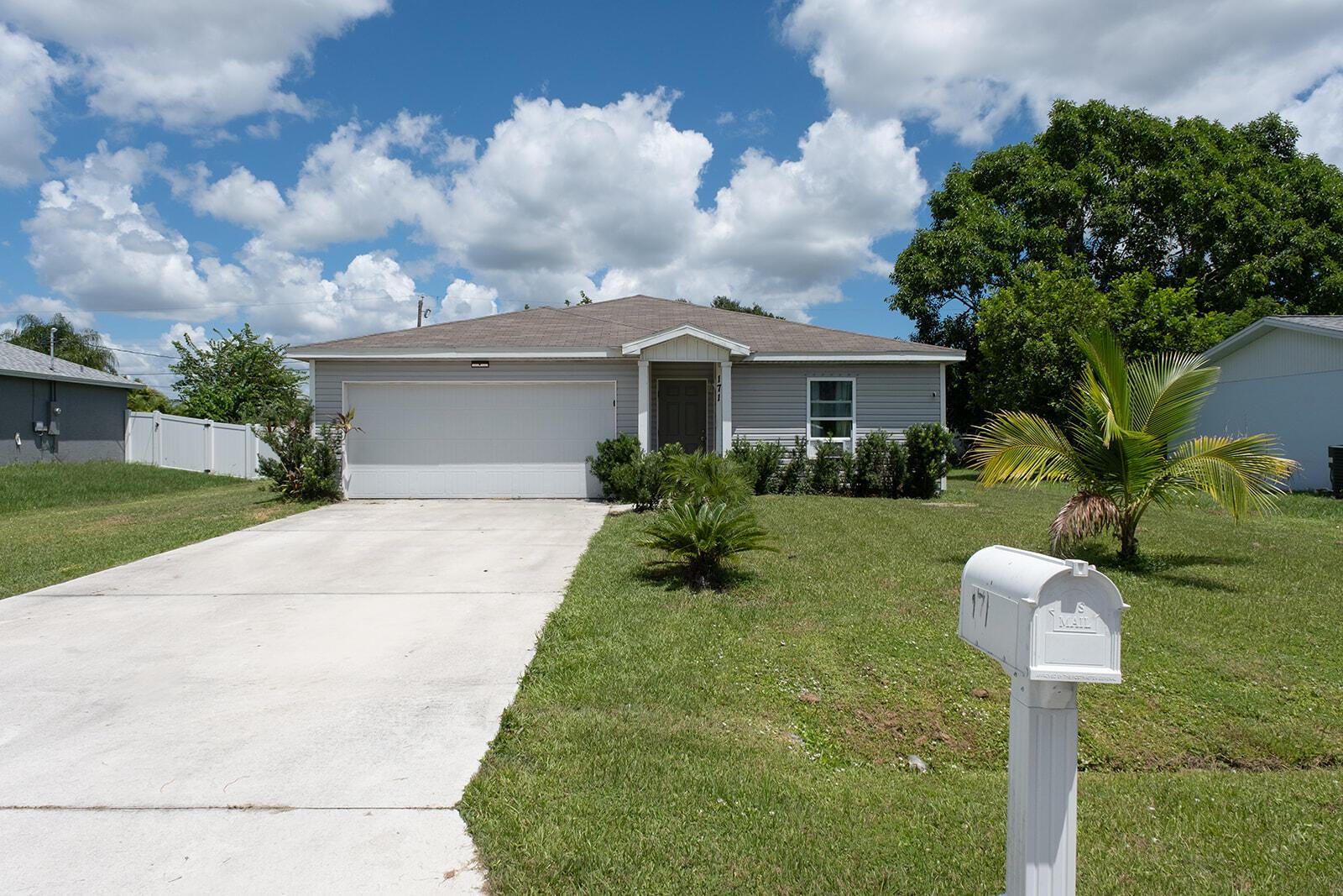 NEWER one story, 2 car garage home! One level living includes a great room open to the kitchen as well as a flex space room. There are 4 bedrooms and 2 full bathrooms. Master features a walk in closet and dual sinks in the bathroom. Laundry closet is in the hall. Near shopping and great beaches.