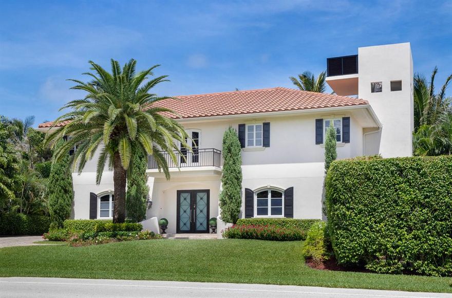 Amazing Contemporary Ocean view estate with rooftop terrace, large wine room with custom lighting, stylish outdoor living space and chefs kitchen. A Randall Stofft creation. Just steps away from the ocean. The information herein is deemed reliable and subject to errors, omissions or changes without notice.  The information has been derived from architectural plans or county records. Buyer should verify all measurements