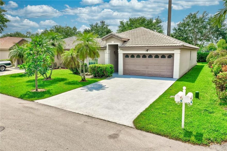 This is a true gem with a comfortable open Floor Plan, a great kitchen area that accommodates a wee breakfast nook, 3 bedrooms and the empty nesters are now using the 3rd bedroom as a TV room! tile floors throughout and the 2 Car Garage has great storage space! You will appreciate the screened patio to relax and can  accommodate large patio furniture. The Silver Lakes community offers parks, playgrounds, swimming pools, barbecue areas, tennis courts, basketball, volleyball, play grounds, boat ramps and more. What an amazing place to live and raise a family "A-Rated School's. Centrally located between Miami and Fort Lauderdale, easy access to highways. Not to be missed on your journey of finding the perfect home located in the subdivision called Bermuda. HOA covers cable/internet.