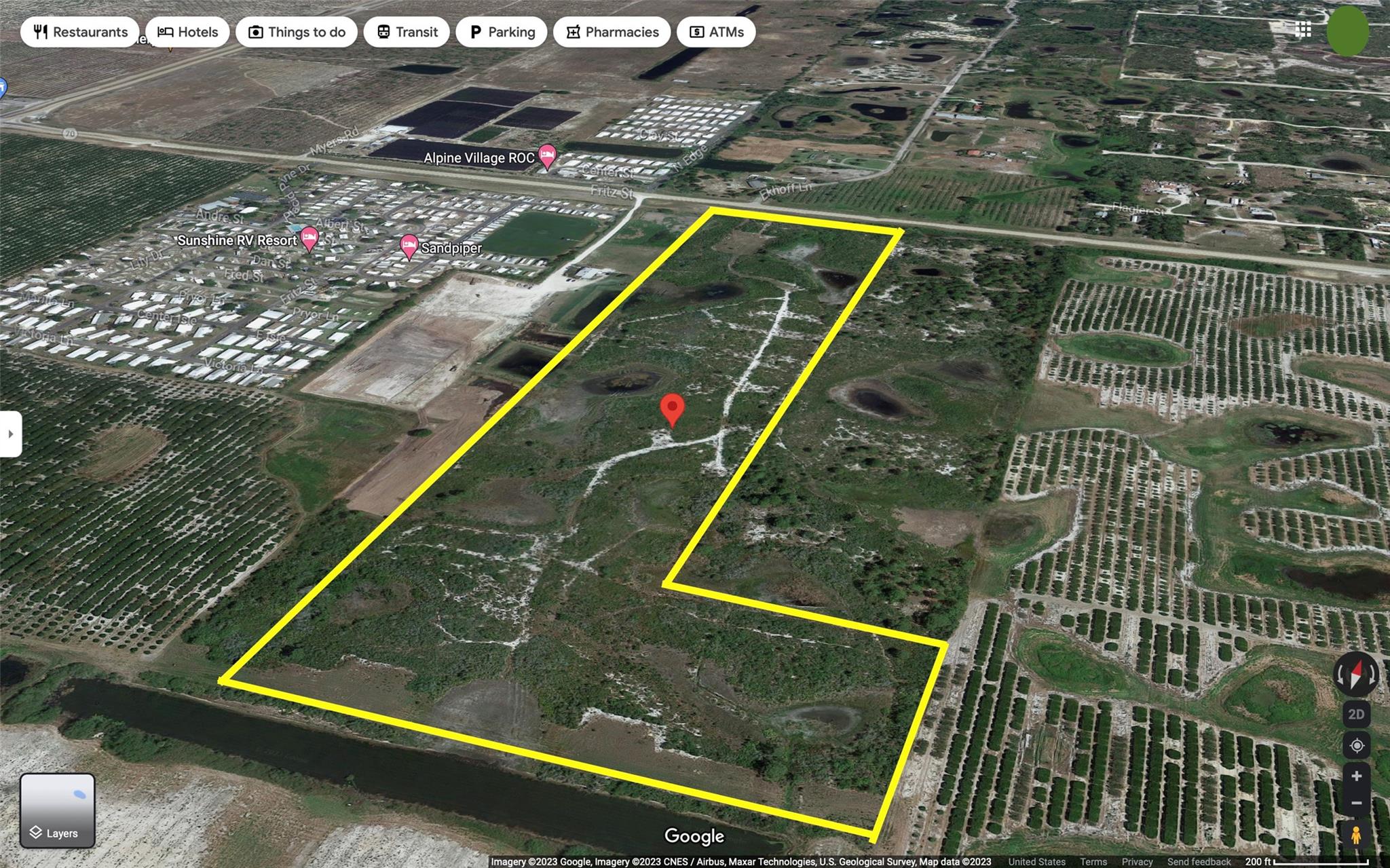 RARE 38.58 BEAUTIFUL ACRES APPROVED and entitled for an RV Resort. Zoned RV FUD, this spacious parcel in southern Highlands County allows for up to 280 /- units. Approved for the highest designation as well as High Density Residential. Located just a few thousand feet from the crossroads of Central Florida just east of US 27 on State Road 70 E in Lake Placid. Perfect location for capturing north/south AND east/west travelers. Excellent opportunity for the right investor. Not too many vacant land parcels as nice as this one and already zoned! Best price on already zoned/qualified property!