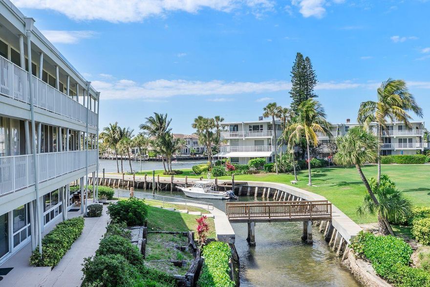 Experience mid-century modern charm in this cozy 1-bed, 1-bath coop with stunning restored original terrazzo floors. Enjoy expansive views of the 9-hole pitch & putt golf course, marina, and Intracoastal from floor-to-ceiling hurricane-impact windows. Updated for comfort with a 2022 HVAC and water heater. This no-land-lease community offers resort-style amenities: a heated saltwater pool, putting green, beach cabana, and private beach. On-site property manager and two caretakers ensure pristine grounds and worry-free living. Offered beautifully furnished and turnkey--just bring your suitcase and start living the coastal dream!