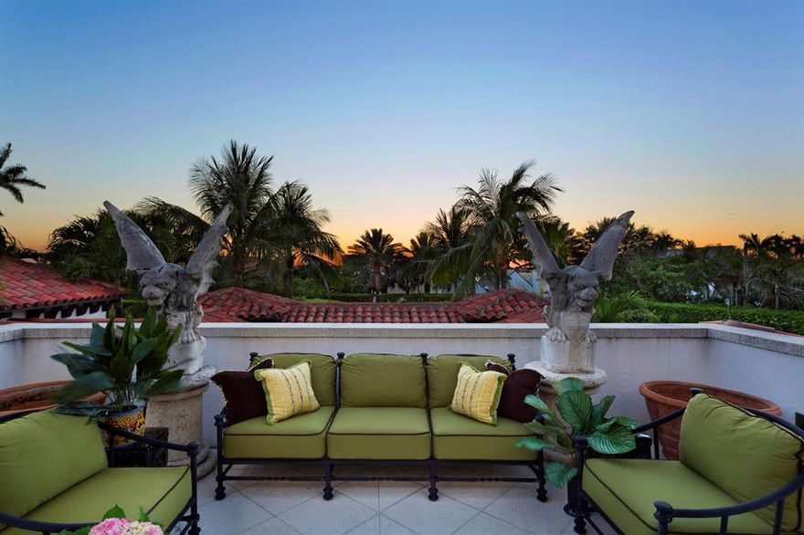 Billionaire's Row ocean to lake block Mizner estate with deeded beach access. Ensconced on a spacious ¾ acre property with 30' hedges. Pool pavilion with soaring 18' ceilings open to new 60' infinity pool above new sunken clay tech tennis court. New York Townhouse style living in three floors, gracious central staircase, elevator. Grand Mizner wood paneled Great Room, 14' pecky cypress ceilings and original Mizner fireplace, with French doors opening to 30' outdoor terrace overlooking Intracoastal. Third floor Master suite, unobstructed breathtaking Intracoastal views 50' above sea level; separate his, her baths, multiple walk in closets.  See supplement for more. Winner of the prestigious Ballinger Award, this completely rebuilt home features high ceilings, all modern conveniences: hurricane impact windows/doors, generator. Convenient to all private schools in the area.  Ready for immediate occupancy. 

DISCLAIMER: Information published or otherwise provided by the listing company and its representatives including but not limited to prices, measurements, square footages, lot sizes, calculations and statistics are deemed reliable but are not guaranteed and are subject to errors, omissions or changes without notice. All such information should be independently verified by any prospective purchaser or seller. Parties should perform their own due diligence to verify such information prior to a sale or listing. Listing company expressly disclaims any warranty or representation regarding such information. Prices published are either list price, sold price, and/or last asking price. The listing company participates in the Multiple Listing Service and IDX. The properties published as listed and sold are not necessarily exclusive to listing company and may be listed or have sold with other members of the Multiple Listing Service. Transactions where listing company represented both buyers and sellers are calculated as two sales. The listing company's marketplace is all of the following: Vero Beach, Town of Orchid, Indian River Shores, Town of Palm Beach, West Palm Beach, Manalapan Beach, Point Manalapan, Hypoluxo Island, Ocean Ridge, Gulf Stream, Delray Beach, Highland Beach, Boca Raton, East Deerfield Beach, Hillsboro Beach, Hillsboro Shores, East Pompano Beach, Lighthouse Point, Sea Ranch Lakes and Fort Lauderdale. Cooperating brokers are advised that in the event of a Buyer default, no commission will be paid to a cooperating Broker on the Deposits retained by the Seller. No commissions are paid to any cooperating broker until title passes or upon actual commencement of a lease. Some affiliations may not be applicable to certain geographic areas. If your property is currently listed with another broker, please disregard any solicitation for services. Copyright 2021 by the listing company. All Rights Reserved.