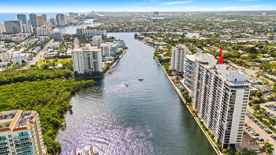 DIRECT OCEAN AND INTRACOASTAL VIEWS from this high-floor 2BR/2BA residence in an unbeatable Fort Lauderdale location. Just steps to the sand, dining, and shopping. Unit 19F features tile flooring throughout the main living area, granite kitchen countertops, abundant cabinetry, all impact windows and one impact-rated sliding glass door for added security and storm protection. Semi-private elevator entry and spacious balcony with sweeping unobstructed water views. City skyline views from both bedrooms, generous closets, plus extra storage, one assigned parking space and plenty of guest parking. HOA includes everything except electricity and internet. Resort-style amenities: pool, gym, saunas, clubhouse, lounge, library. 50-year building cert is completed, no assessments, strong reserves. Perfectly positioned along the Intracoastal, this prime Fort Lauderdale address offers unbeatable access to the best of South Florida living. You are moments from the sand, oceanfront dining and the Fort Lauderdale shoreline. Downtown Fort Lauderdale and Las Olas Boulevard are approx. 2 miles away, placing top restaurants, shopping, nightlife and cultural venues within minutes. Fort Lauderdale International Airport within 6 miles, making travel easy and convenient, while Downtown Miami is 27 miles south for world-class entertainment and business access.This location is also one of the best vantage points in the city for iconic events, including the Fort Lauderdale International Boat Show, holiday boat parades, air shows and waterfront celebrations, right from your condo. A rare blend of lifestyle, convenience and front-row access to Fort Lauderdale’s most celebrated experiences.