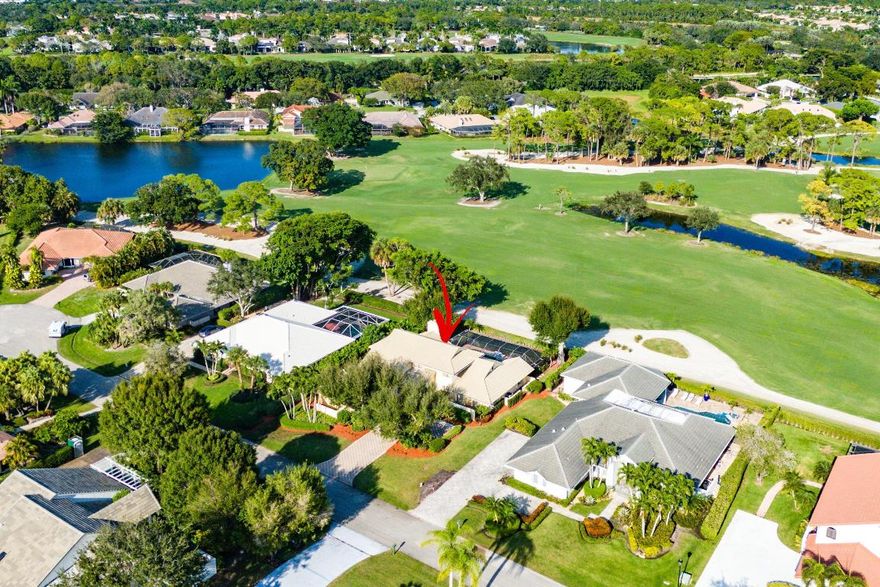 Price Slashed for immediate sale.  Appraised on Oct. 2025 for $1,585,000. Marlwood Estates at PGA National, this residence enjoys one of the community's most coveted advantages: an unobstructed, panoramic golf 
course view with no homes directly behind it. The setting is truly exceptional private, open, and rare to  find in PGA National.  The home offers a gracious first-floor primary suite and a thoughtful layout that blends comfort with  classic design. A series of pocket sliding glass doors in the great room, family room, and primary bedroom open to the expansive covered patio and screened-in pool and spa, creating a seamless connection to the  outdoors and the sweeping fairway backdrop. The gourmet kitchen features deluxe cabinetry and  granite countertops. The family room includes a gas 
fireplace, adding to the home's inviting atmosphere. A 
full cabana bath, central vacuum, generous attic 
storage, and a paver driveway all contribute to 
everyday convenience. 
The property includes a 500-gallon buried propane
tank with connections for the fireplace, grill, pool/spa, 
Sliding hurricane shutters allow the home to be 
secured in under 30 minutes.  Kitchen, primary bathroom, laundry room, and  several other improvements were completed prior to 
2020; supporting the home's well-maintained 
condition.  With A+ presentation, a private pool and spa, and a 
truly unmatched golf course view, this home 
captures the timeless, peaceful lifestyle that 
Marlwood Estates is known for.