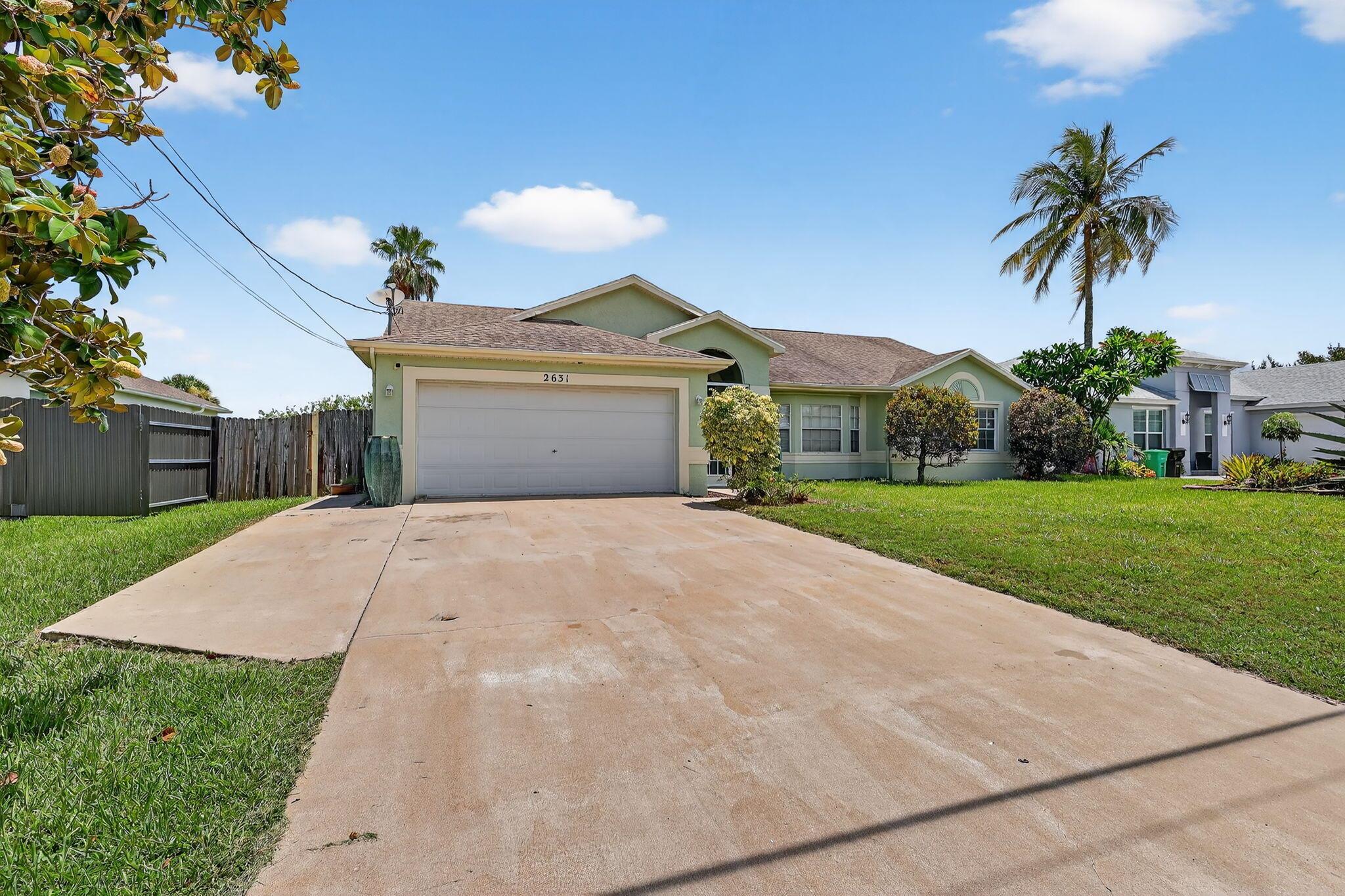 Welcome to the Florida lifestyle living. This beautiful, recently painted home has a huge outdoor space for entertaining with a gorgeous swimming pool! Walk out your back doors opening to a large backyard with a beautiful outdoor patio while you relax poolside. Lots of entertainment at this house. Featuring a spacious floor plan with indoor/outdoor entertaining space. This is a 3-bedrooms, 2-bathrooms, 2 car garage CBS home. Master bedroom has plenty of space with a master bath with a soaking tub and double sink. You'll enjoy a spacious living room, dining room and an A NEW KITCHEN. A large fenced in private backyard for privacy. This home is close to I-95 and your shopping and dining/entertainment.