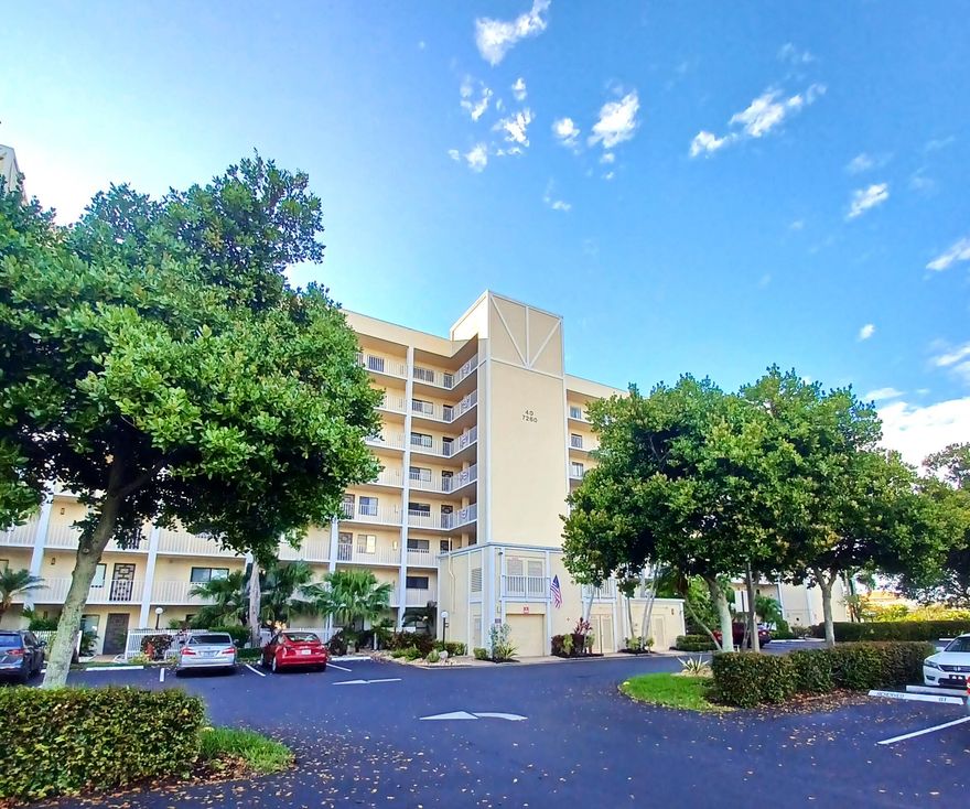 *Updated* Highly sought after Building 40, Lancaster Model, 2/2 Lake View.  Light and bright, w/East exposure from enclosed Balcony.  Kitchen wall opened and kitchen updated.  All Appliances Updated in 2025, GE Stainless Steel.   Large Master Bedroom w/ large sitting area w/two walk-in closets.    Master and Guest Bathrooms Updated, Granite, Frameless Shower Door,  New Light fixtures.    2022 CARRIER Air Conditioning w/Ultra Violet Light.   Newer high end, Mohawk waterproof Laminate Flooring throughout w/Hi Baseboard Molding.    Custom Vertical Blinds.  New tile Flooring in Balcony and all new screening.  This is a Designer Home in Immaculate condition.   The Furniture, (turn-key) or select pieces can be included in the sale.  A Must See, move-in ready property that is priced to sell!   Huntington Lakes is a Guard Gated, Active Adult community in Delray Beach.   The community is located approximate 15 minutes from the Ocean and 10 minutes from downtown Delray Beach.    The community clubhouse was recently renovated.   There is a full theater, in-door swimming pool, gym, spa, locker rooms, ball room, card rooms, poker and billiards.   The renovation is a must see.  There are no Special Assessments or Upcoming additional charges.  The Seller has paid for all the renovation costs.