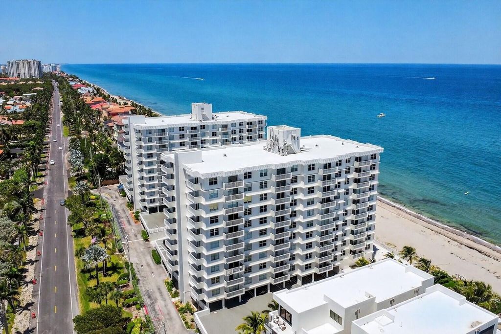 Photo of 4511 S Ocean Boulevard #403, Highland Beach, FL 33487 (MLS # R11145737)