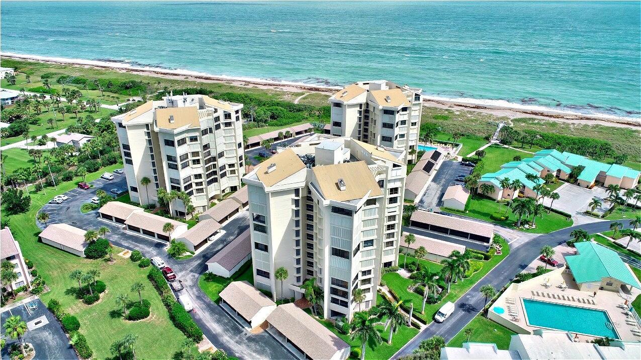 OCEAN VIEWS! Panoramic ocean views from this stunning 3 bedroom 2 bath furnished condo with 2 enclosed balconies in Ocean Village! Spacious split floor plan with many upgrades. Beautiful views of the Atlantic Ocean & breathtaking sunrises & sunsets! This gorgeous unit can be rented if the owner so desires. Seascape I has a private pool! Owners may have a pet up to 40 lb. Enjoy the best Florida lifestyle at this beautiful oceanfront community offering 24 hr gated entry, 9-hole par 3 golf, tennis, bocce ball, pickleball, clubhouse & fitness center, 4 pools (new resort-style main pool), library, recreation center, oceanfront restaurant & tiki bar & 3500 feet of oceanfront. Located on South Hutchinson Island with 21 miles of uncrowded & unspoiled beaches! Measurements approximate
