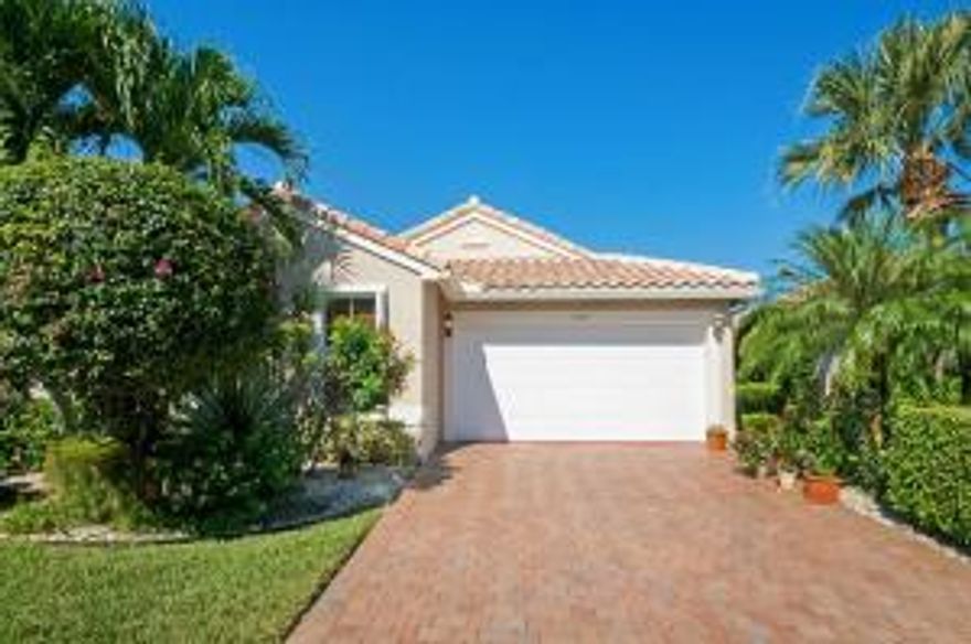 Beautifully cared for 2 BDR. 2 BTH plus den home in much sought after Cascade Lakes.  Move-in ready great room with French Doors leading out to screened patio with Lake View. Granite in kitchen /upgraded kitchen cabinets some with pullouts. Plantation Shutters, Crown Moldings, Central Vacuum, extra fridge in garage, washer dryer 2 yrs old. A/C Replaced 2010, extra large pantry, huge master walk-in closet.  Must be seen. Very active community indoor /outdoor pool/active tennis community/ clubs /shows/billiards/library/manager on site/ manned security guard gate/ Fitness Center with personal trainer /classes 10 minutes to beaches and downtown Delray Beach