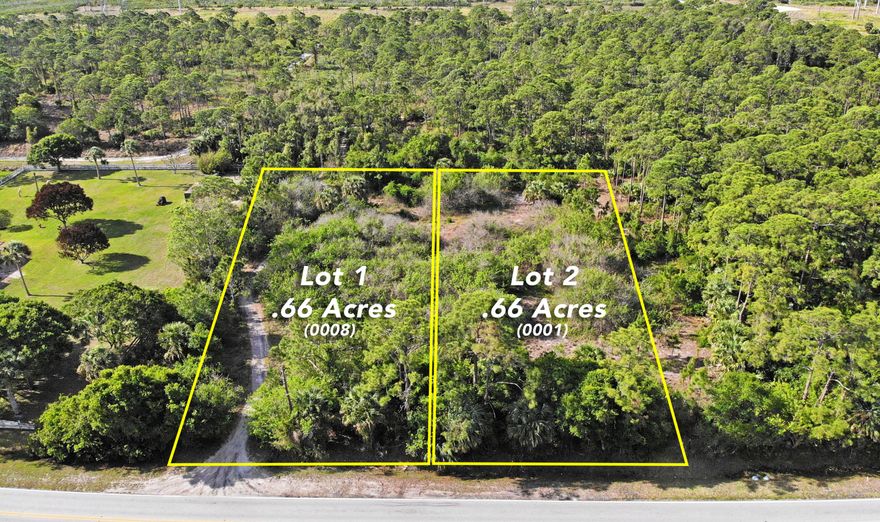 1 of 2 lots available (see other listing B26019423) - RARE 2 side-by-side .66 parcels available - purchase both for a total 1.32 acre estate! Bring all the boats, toys, RV's - No HOA! Indian River Estates is a residential community located in St. Lucie County, known for its mix of classic Florida charm and proximity to the Treasure Coast's natural attractions. The neighborhood is characterized by mature landscaping, larger lots (often over 1 acre for some properties), and a "tropical paradise" feel. Residents are minutes away from the Indian River Lagoon and various marinas, just a short drive across the causeway to the Atlantic beaches. It is generally a quiet, established area popular with both families and retirees who want to avoid the "cookie-cutter" feel of large gated developments.
