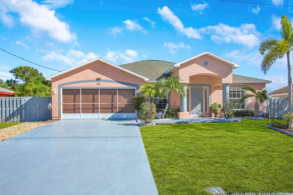 Photo of 421 SW Lairo Avenue, Port Saint Lucie, FL 34953 (MLS # R10800023)