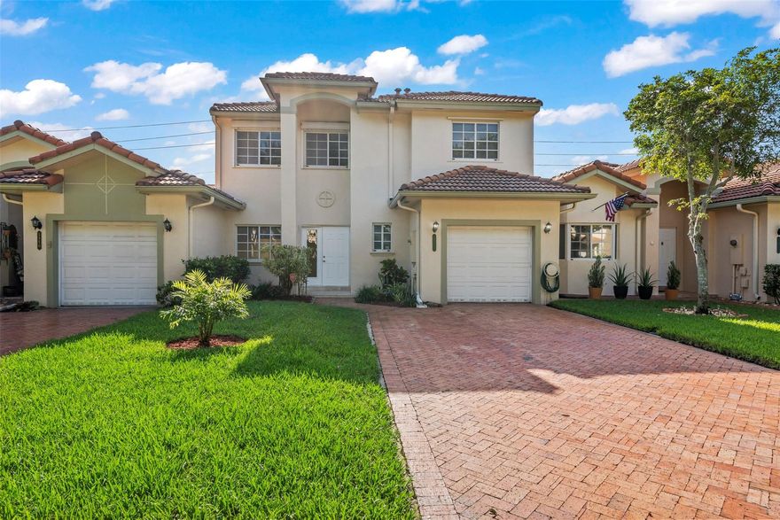 This FULL THREE BEDROOM PLUS OFFICE offers a fenced yard, extra long driveway and access to one of South Florida's BEST school system. This home has an updated kitchen, modern flooring and plenty of storage throughout the entire house. The bright living areas with high ceilings create the perfect relaxing atmosphere. Located near restaurants and shopping, this townhouse is an opportunity for convenient living at its finest. Schedule a tour today!