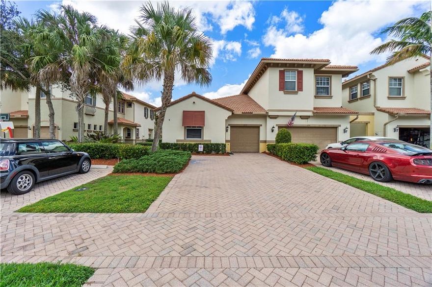 **STUNNING villa in gated Heron Preserve** Spacious one-story end unit 3 bed 2 bath w one car garage. Many great features: Impact windows/doors, wood & tile floors, indoor laundry room, private patio, paver driveway for 4 cars & community pool. Lushly landscaped private community next to Heron Bay. Zoned for Stoneman Douglas HS, Westglades MS & Heron Heights ES. Perfect for a vacation home or primary residence. This villa boasts High ceilings, 42" solid wood kitchen cabinets, stainless steel appliances, quartzite counters, spacious bedrooms & closets - truly warm & inviting ready to welcome a new owner. Easy access to the Sawgrass Expressway for commuting or a fun trip to the beach & Atlantic Ocean. Close to the Everglades for fishing & hiking. Walk to shops & restaurants 2 blocks away.