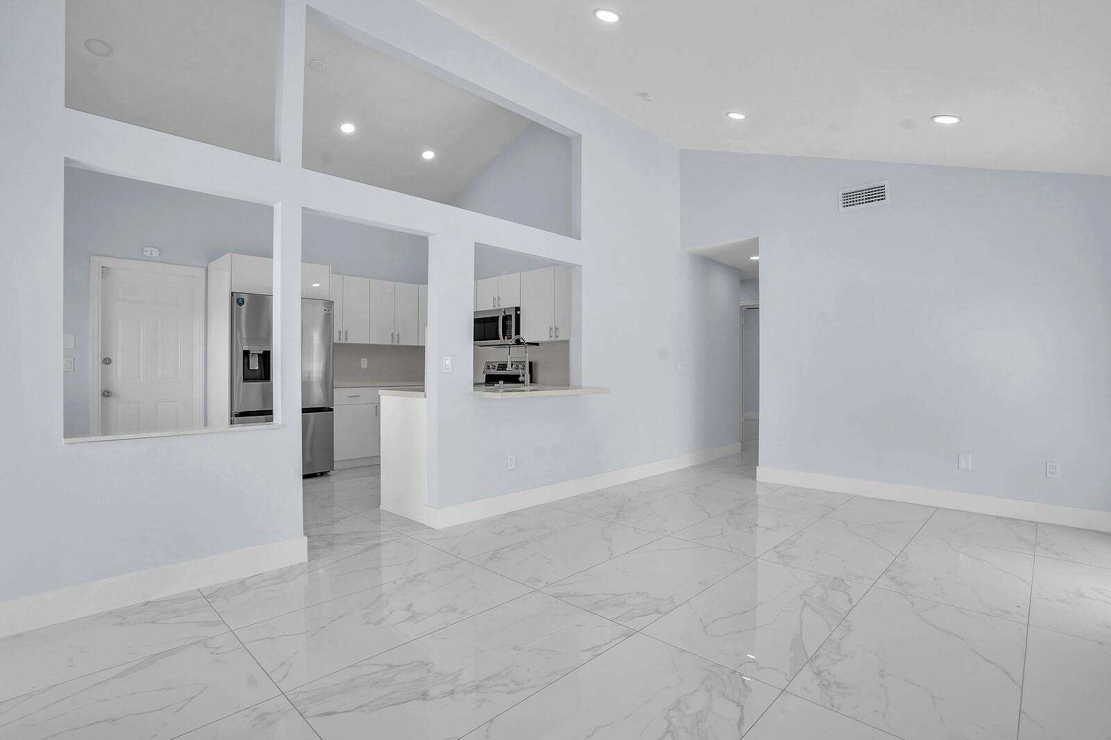 This beautifully renovated 3-bedroom, 2-bathroom home is situated in a safe community with access to top-rated schools. BRAND NEW UPGRADES INCLUDE a modern kitchen, stylish tile flooring, two fully updated bathrooms, all appliances, lighting, interior and exterior paint, custom closets, all impact windows and doors, & new landscaping. All major systems and features have been replaced, providing a truly worry-free living experience for tenants. Positioned on an oversized corner lot, the home features a 1-car garage, an extra-long driveway, and a fully fenced backyard offering exceptional privacy and comfort. Community amenities include a pool, hot tub, tennis, basketball pickleball. The location is ideal, with shopping and restaurants nearby, plus easy access to the Turnpike & 441. 2020 AC